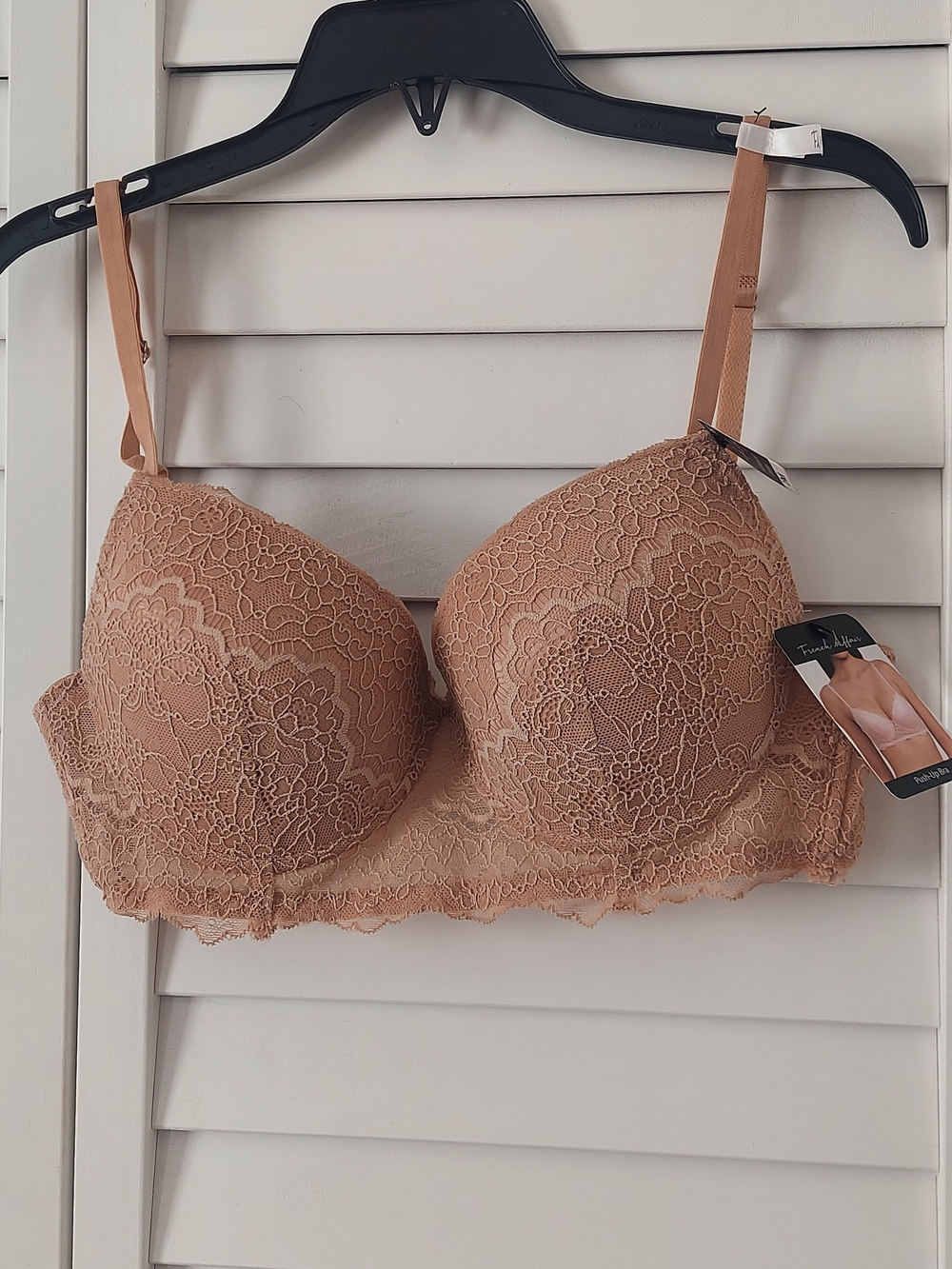 ThirdLove Lace Balconette Bra in Taupe